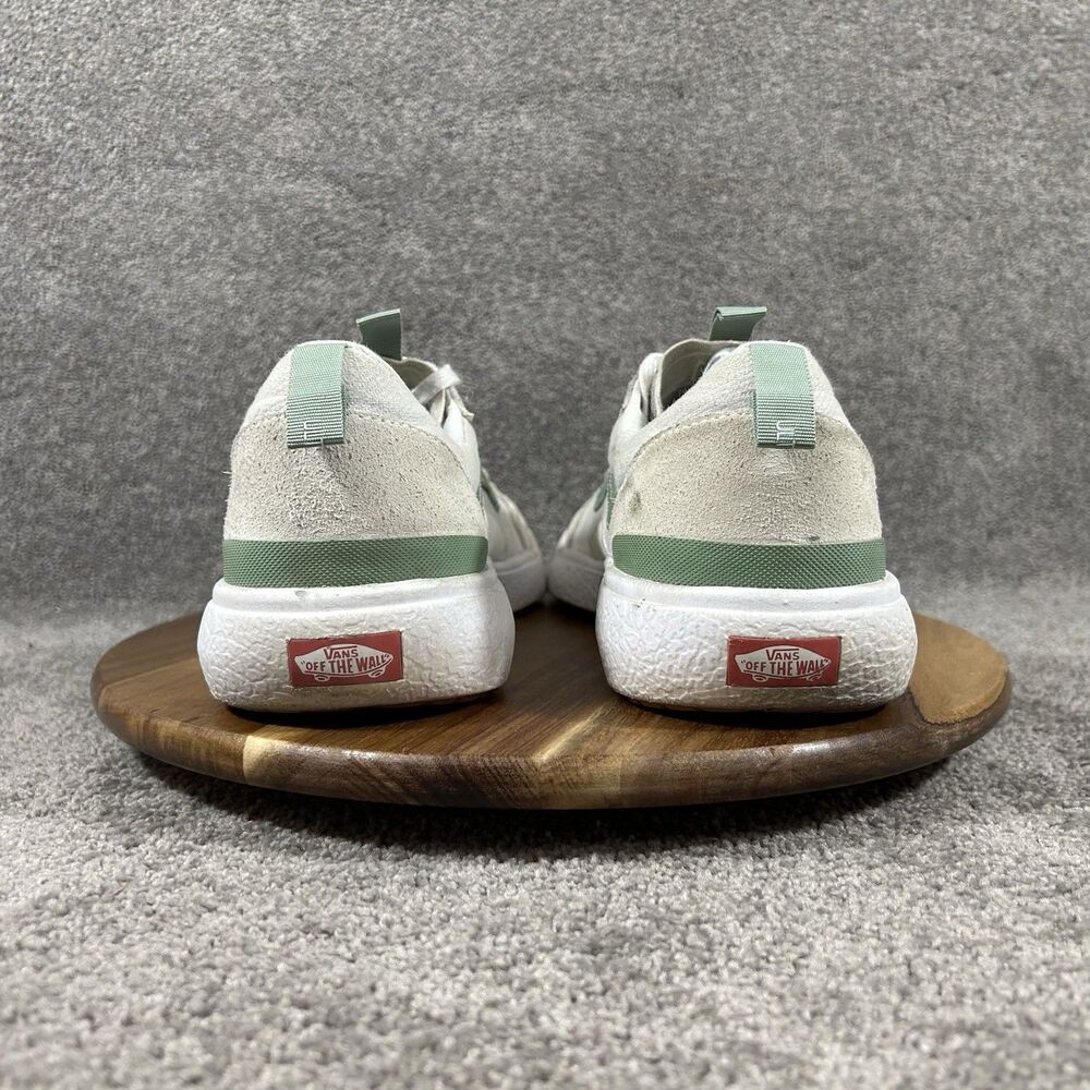 Vans UltraRange Exo Mens Size 12 White Suede Green Athletic Outdoor Shoes Used - Picture 6 of 11